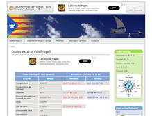 Tablet Screenshot of meteopalafrugell.net